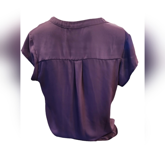 Women's Size Extra Large Purple‎ Semi Sheer Sweet Rain Top - Picture 3 of 5